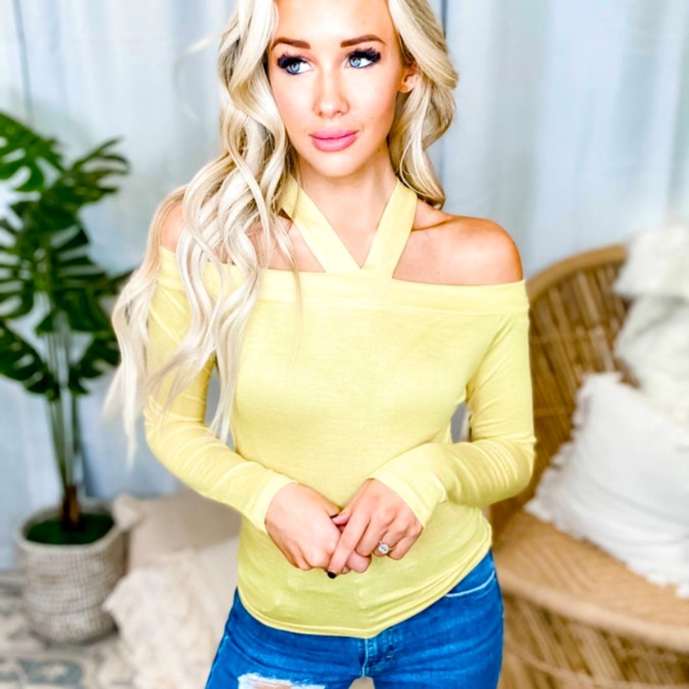 Peach Love California Off Shoulder Top